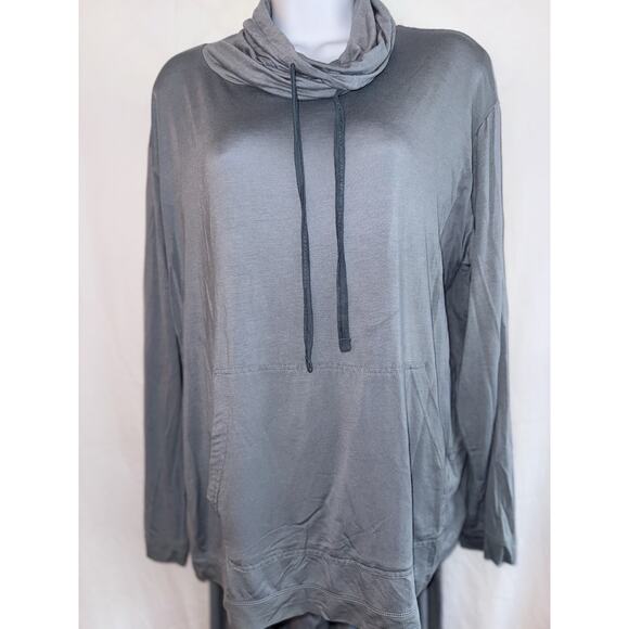 Emirates Business Class 2 pc Loungewear Pajamas S/M Unisex Blue Grey Modal Soft - Picture 2 of 16